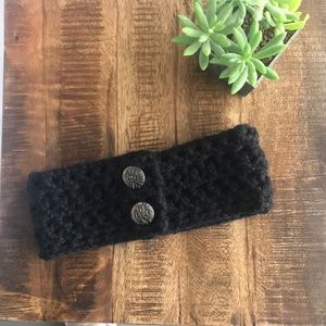 🔺FINAL SALE!🔺 Handmade Crochet Black Ear Warmer